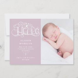 rustikale Schmetterlingsankündigung Einladung