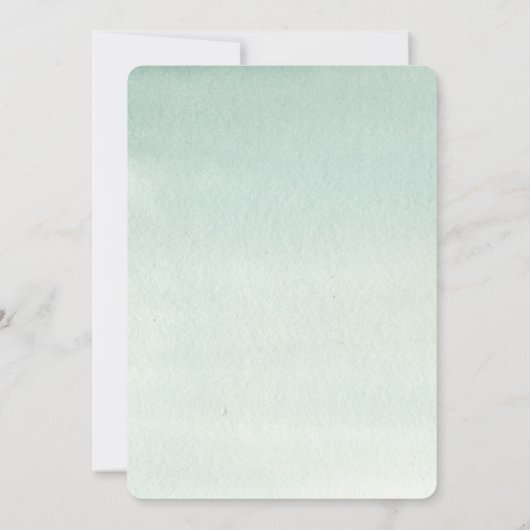 Rustikale Schneeberge - Feiertag Einladung (Rückseite)