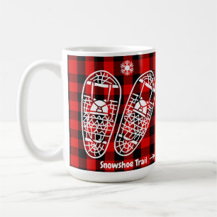 Rustikale Schneeschuhe Buffalo Kariert Kaffeetasse