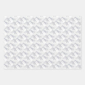 Rustikale Schneewinterwiesen Weihnachten Geschenkpapier Set (Vorderseite 3)