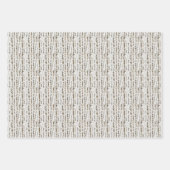 Rustikale Schneewinterwiesen Weihnachten Geschenkpapier Set (Vorderseite)