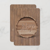 Rustikale Schnittholzmütze RSVP (Vorne/Hinten)