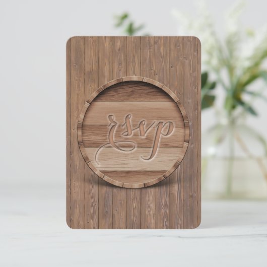 Rustikale Schnittholzmütze RSVP (Stehend Vorderseite)