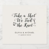 Rustikale Schnupperpartie am Knotentaucher Bierflaschenetikett (Einzelnes Label)