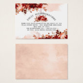 Rustikale Schönheits-Hochzeitsunterkünfte Beilage  (Vorne & Hinten)