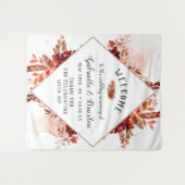 Rustikale Schönheitsblumenhochzeit Gerahmter Herbs Wandteppich (Vorderseite (Horizontal))