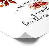 Rustikale Schönheitsblüte im Zeichen eines liebend Poster (Ecke)