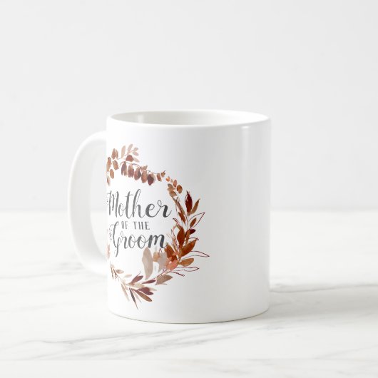 Rustikale Schönheitssalon Weinkeller Mutter des Br Kaffeetasse (Vorderseite Links)