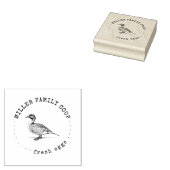 Rustikale Schreibmaschine Enteneig-Carton-Briefmar Gummistempel (Stempel)