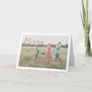 Rustikale Schrift Foto Modernes Weihnachten