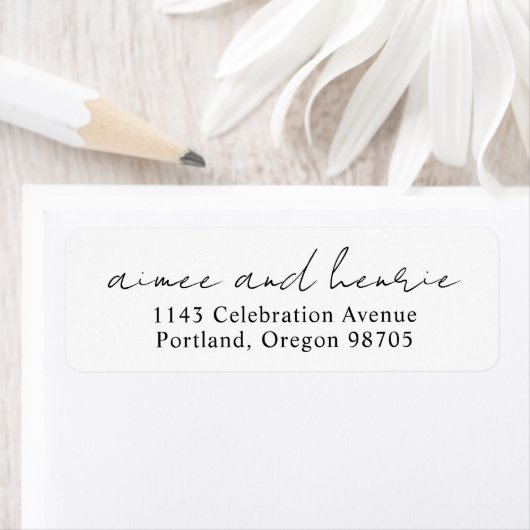 Rustikale Schrift Moderne Hochzeit (Insitu)