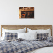 Rustikale Schuhabbildung auf Leinwand (Insitu (Schlafzimmer))