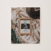 rustikale Schwangerschaftsankündigung von Ultrasou Puzzle (Vertikal)