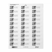 Rustikale Schwarz-Weiß-Glitzern - Flagge USA (Vorne)