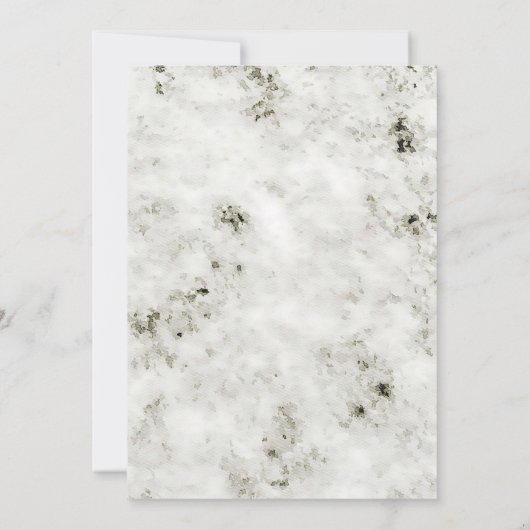 Rustikale Schwarz-Weiß-Sonnenblumen-Hochzeit Einladung (Rückseite)