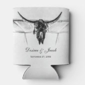 Rustikale Schwarz-Western-Skulptur Dosenkühler (Rückseite)