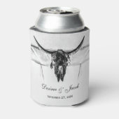 Rustikale Schwarz-Western-Skulptur Dosenkühler (Kanne Rückseite)