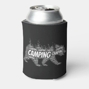 Rustikale schwarze Bären im Wald Dosenkühler