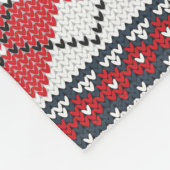 Rustikale schwarze Elch-angemessener Fleecedecke (Ecke)