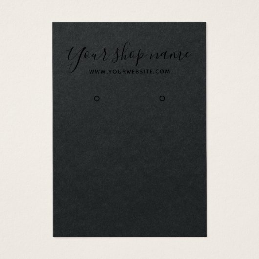 Rustikale schwarze Kraftsäule-Ohrring-Grafikkarte (Vorderseite)