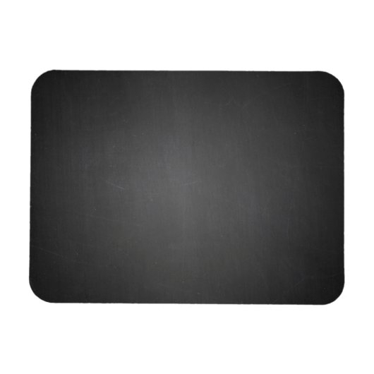 Rustikale schwarze Tafel bedruckt Magnet (Horizontal)