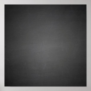 Rustikale schwarze Tafel bedruckt Poster