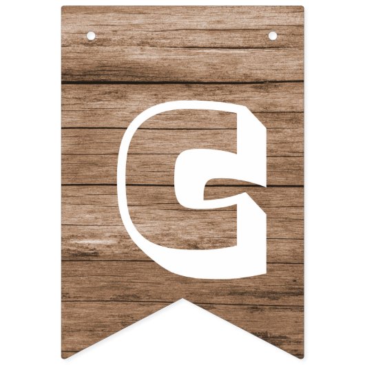 Rustikale Schwerkraft Wimpelkette (Zweite Fahne)