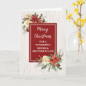 Rustikale Schwester und Bruder im Gesetz frohe Wei Karte (Gelbe Blume)