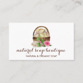 Rustikale Seifenkörbe Visitenkarte (Vorderseite)