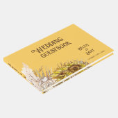 Rustikale Senfblumen Gästebuch (Ecke)