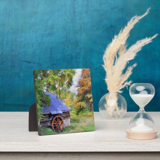 Rustikale Shedlandschaft Fotoplatte (InSitu)