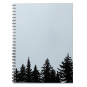 Rustikale Silhouette Notizblock (Vorderseite)