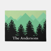 Rustikale Silhouetten Fußmatte (Vorderseite)