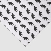 Rustikale Silhouetten Seidenpapier (Ausschnitt)