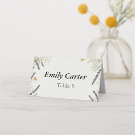 Rustikale Sitzkarte für Hochzeiten Platzkarte