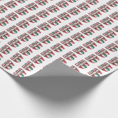 Rustikale skandinavische Gnome-Liebe Geschenkpapier (Ecke)