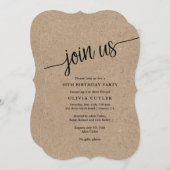 Rustikale Skriptkraftwerke schließen sich uns an Einladung (Vorne/Hinten)