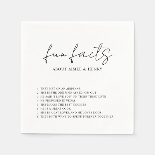 Rustikale Skriptzeitschrift Moderne Hochzeit Serviette (Vorderseite)