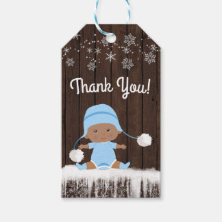 Rustikale Snowflake Boy Baby Shower Gefallen Gesch Geschenkanhänger
