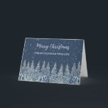 Rustikale Snowy Forest Daughter Frohe Weihnachten Karte<br><div class="desc">Frohe Weihnachten für die Tochter-Karte mit einem rustikalen und schneebedeckten Wald.</div>
