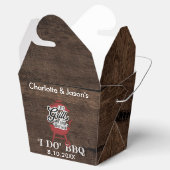 Rustikale Sommer-Engagement Partei I mache GRILLEN Geschenkschachtel (Geöffnet)