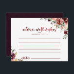 Rustikale Sommerblumenratenkarte Postkarte<br><div class="desc">Diese rustikale Sommerkarte ist ideal für eine moderne Hochzeit. Die Blume sind bordeauxrot, rosa und rot, das Wasser ist mit grünen Blätter in einem bräunlichen Hintergrund. Diese Karten sind ideal für Hochzeiten, Brautparty, Babydusche, Graduiertenfest u.v.m. Personalisieren Sie die Karten mit den Namen der Braut und Bräutigam, den Eltern, die Sie...</div>