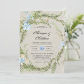 Rustikale Sommerferien Einladung (Stehend Vorderseite)