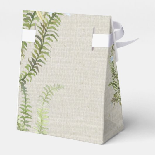 Rustikale Sommerferien Geschenkschachtel (Rückseite)