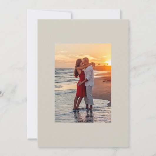 Rustikale Sommerferien Save the Date (Rückseite)