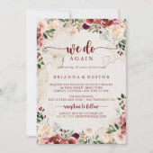 Rustikale Sommerflorale machen wir wieder einmal e Einladung (Vorderseite)