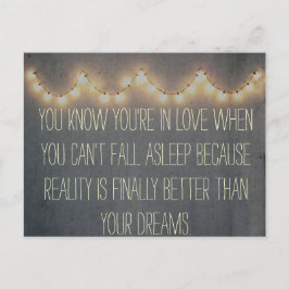 Rustikale Sommerhitze Inspiration Liebe Postkarte