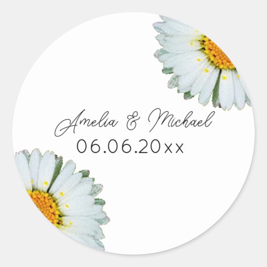 Rustikale Sommerhochzeit - Save The Date Runder Aufkleber (Vorderseite)