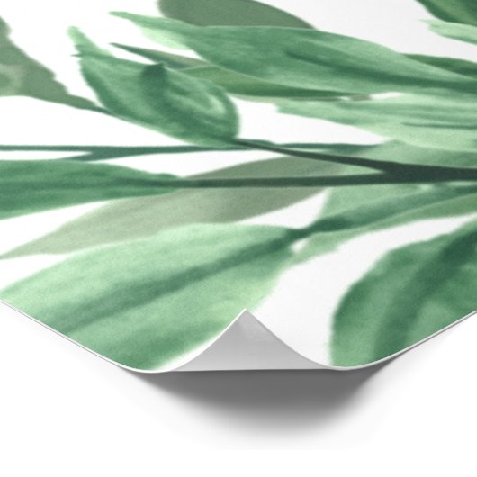 Rustikale Sommerkassage Poster (Ecke)