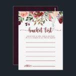 Rustikale Sommerkollektoren mit einfachen Schaufel Postkarte<br><div class="desc">Diese rustikalen,  blumengeschmückten Eimerkarten sind die perfekte Wahl für einen einfachen Hochzeitsempfang oder ein einfaches Brautparty. Die Blume sind bordeauxrot,  rosa und rot,  das Wasser ist mit grünen Blätter in einem bräunlichen Hintergrund. Ändern Sie den Wortlaut in Anzug jedes Lebensereignisses. Das Schild der Schaufelliste wird separat verkauft.</div>